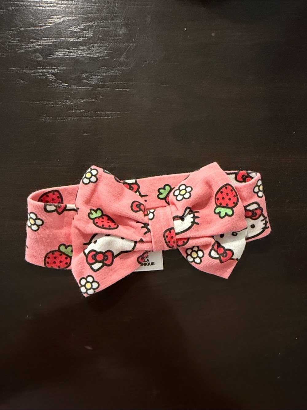 Hello‎ Kitty Pink Strawberry Print Kids Bow Headband